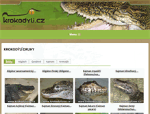 Tablet Screenshot of krokodyli.cz